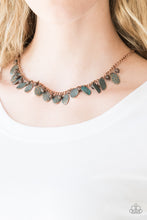 Load image into Gallery viewer, Paparazzi Vintage Gardens Copper Necklace. #P2WH-CPXX-133XX. Get Free Shipping
