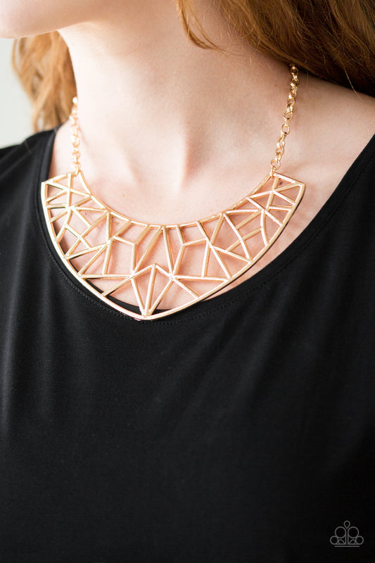 Strike While HAUTE Gold $5 Necklace Paparazzi Accessories. Subscribe & Save. #P2ED-GDXX-097XX