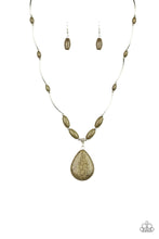 Load image into Gallery viewer, Explore The Elements - Green Necklace Paparazzi Accessories
