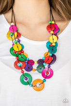Load image into Gallery viewer, Paparazzi Necklace ~ Catalina Coastin - Multi Wooden Necklace
