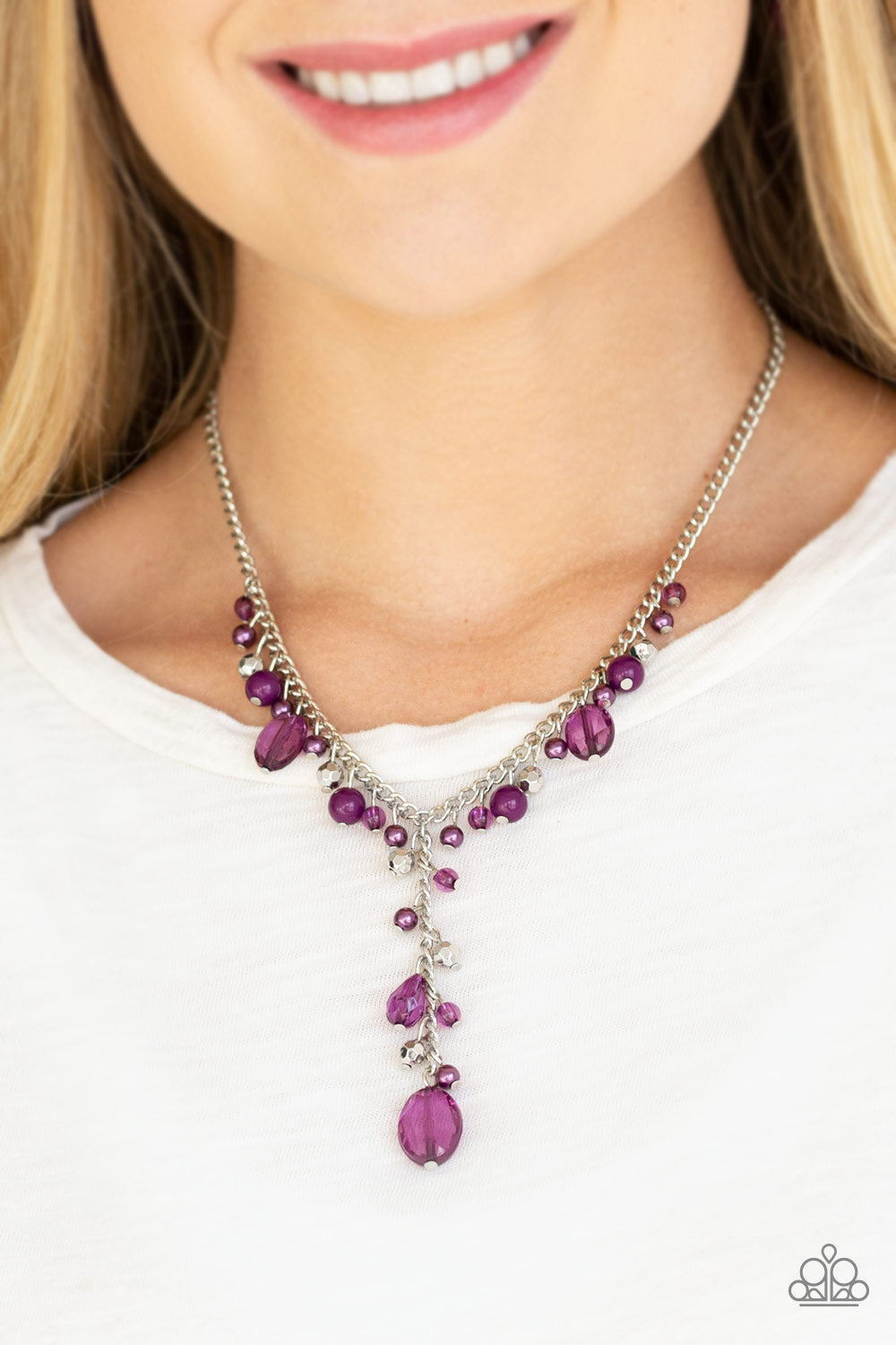 Paparazzi Crystal Couture - Purple Necklace #P2WH-PRXX-290XX