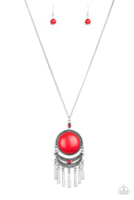Load image into Gallery viewer, Rural Rustler - Red Necklace Paparazzi Accessories

