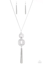 Load image into Gallery viewer, Paparazzi Necklace ~ Timelessly Tasseled - Silver

