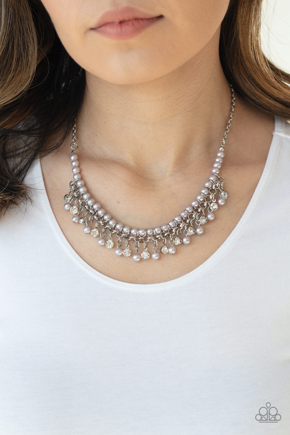 Paparazzi Necklace ~ A Touch of CLASSY - Silver