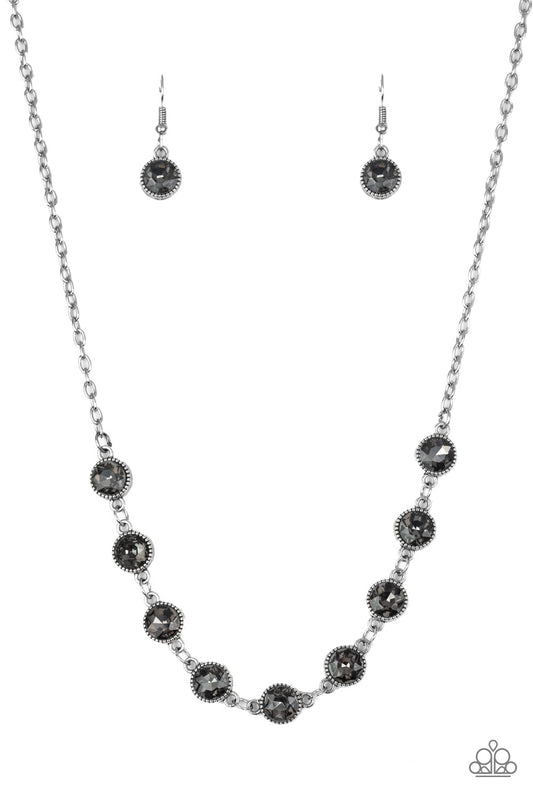 Paparazzi Starlit Socials - Silver Necklace