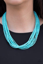 Load image into Gallery viewer, Paparazzi Necklace ~ Wide Open Spaces - Blue Necklace
