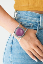 Load image into Gallery viewer, RODEO Rage Purple Cuff Bracelet Paparazzi Accessories. Subscribe &amp; Save. #P9SE-PRXX-086DH
