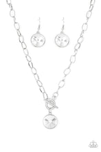 Load image into Gallery viewer, Paparazzi Necklace ~ She Sparkles On - White Toggle Necklace
