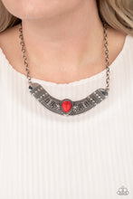 Load image into Gallery viewer, Paparazzi Necklace ~ Very Venturous - Red
