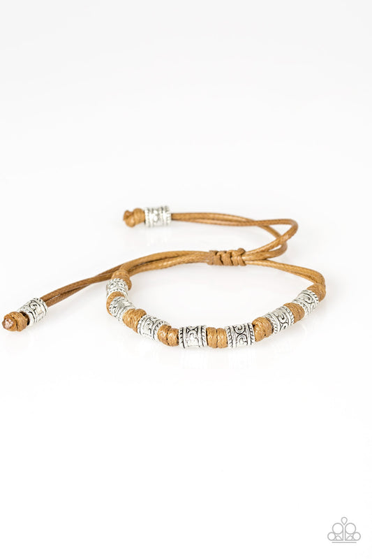 Paparazzi Bracelet ~ Port Of Call - Brown Urban Bracelet