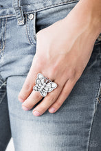 Load image into Gallery viewer, Paparazzi Sky High Butterfly Silver Ring $5.00 Jewellery online #P4WH-SVXX-114XX

