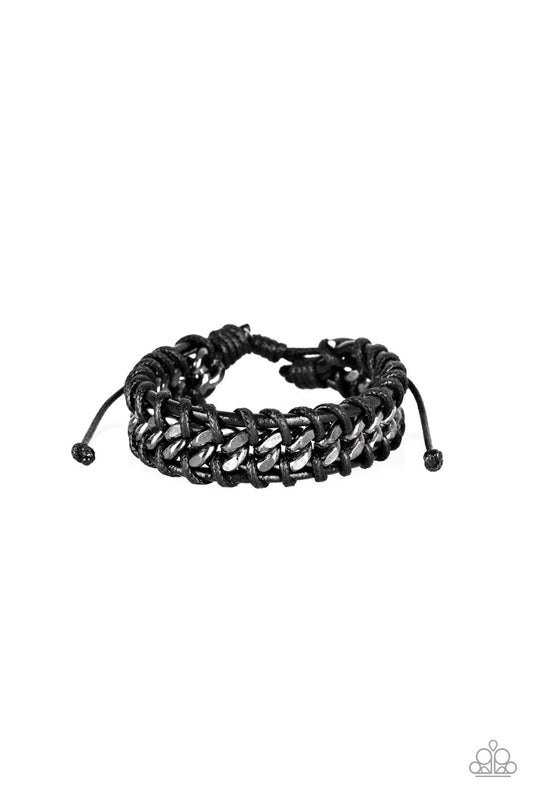 Racer Edge - Black Urban Paparazzi Bracelet