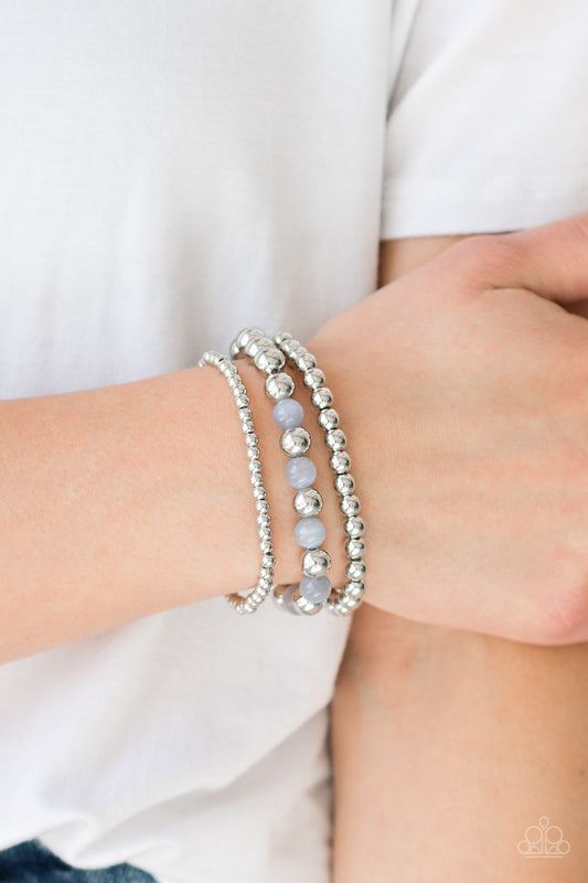 Paparazzi Always On The GLOW - Silver Bracelet