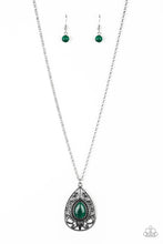 Load image into Gallery viewer, Modern Majesty - Green Necklace Paparazzi Accessories
