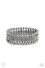 Load image into Gallery viewer, Rustic Rhythm Silver $5 Bracelet Paparazzi Accessories
