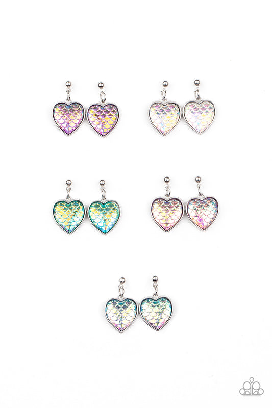 Paparazzi Starlet Shimmer Heart Earring Kit (P5SS-MTXX-295XX)