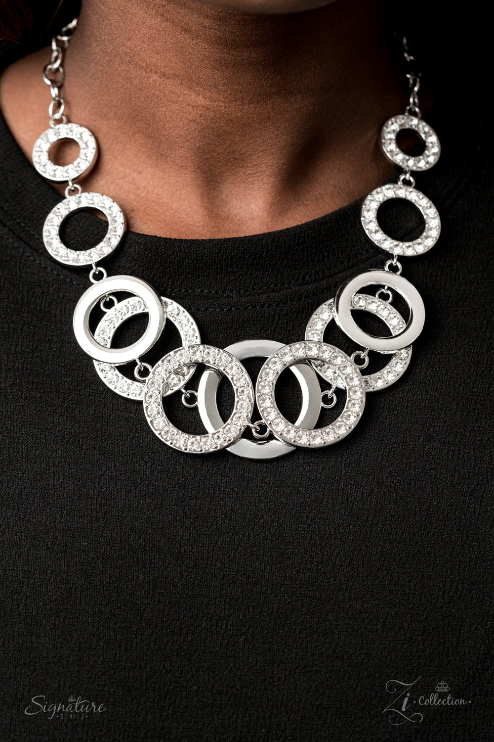 Paparazzi The Keila White Necklace 2020 Zi Collection Statement Necklace. 4-interest-free-payment