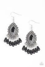 Load image into Gallery viewer, Private Villa Black Earrings Paparazzi Accessories. Get Free Shipping! #P5WH-BKXX-167XX
