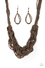 Load image into Gallery viewer, Paparazzi Necklace ~ City Catwalk - Copper Seed Beads Necklace
