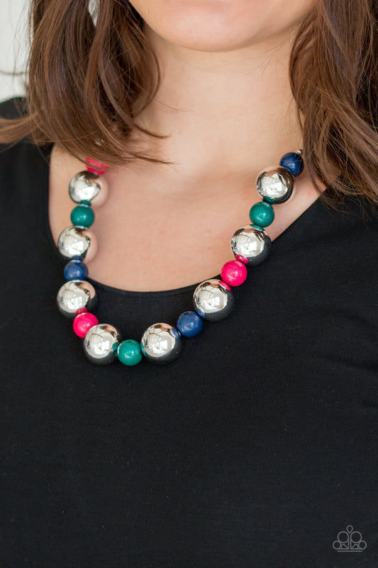 Paparazzi Necklace ~ Top Pop - Multi