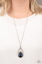 Load image into Gallery viewer, Notorious Noble Blue Necklace Paparazzi Accessories. #P2RE-BLXX-213XX. $5 Jewelry
