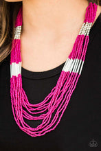 Load image into Gallery viewer, Paparazzi Necklace ~ Let It BEAD - Pink Seed Beads Necklace
