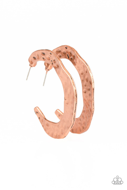 Paparazzi The HOOP Up - Copper Hoop Earring $5 Jewelry