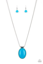 Load image into Gallery viewer, Paparazzi Rising Stardom - Blue Necklace Short Necklace
