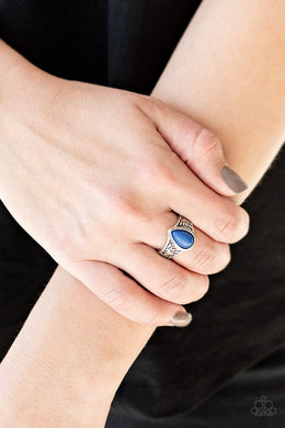 Paparazzi The ZEST Of Intentions Blue Ring #P4DA-BLXX-064XX Dainty Princess Blue Ring