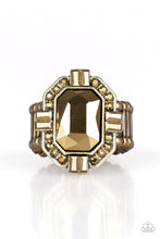 Load image into Gallery viewer, Outta My Way! - Brass Ring Paparazzi Accessories. Subscribe &amp; Save! #P4ED-BRXX-063XX
