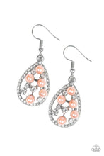 Load image into Gallery viewer, Paparazzi Faulously Wealthy - Orange Pearl Earrings
