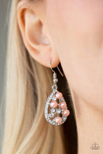Load image into Gallery viewer, Faulously Wealthy - Orange Earrings Paparazzi Accessories
