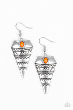 Load image into Gallery viewer, Paparazzi Earring ~ Jurassic Journey - Orange
