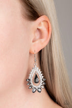 Load image into Gallery viewer, Paparazzi Boss Brilliance Silver Earrings is only $5 and is ready to ship. Great as gifts
