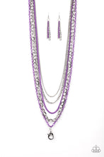 Load image into Gallery viewer, Paparazzi Industrial Vibrance - Purple Necklace
