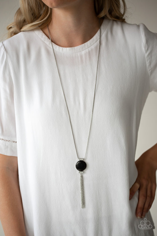Happy As Can BEAM - Black Necklace Paparazzi Accessories