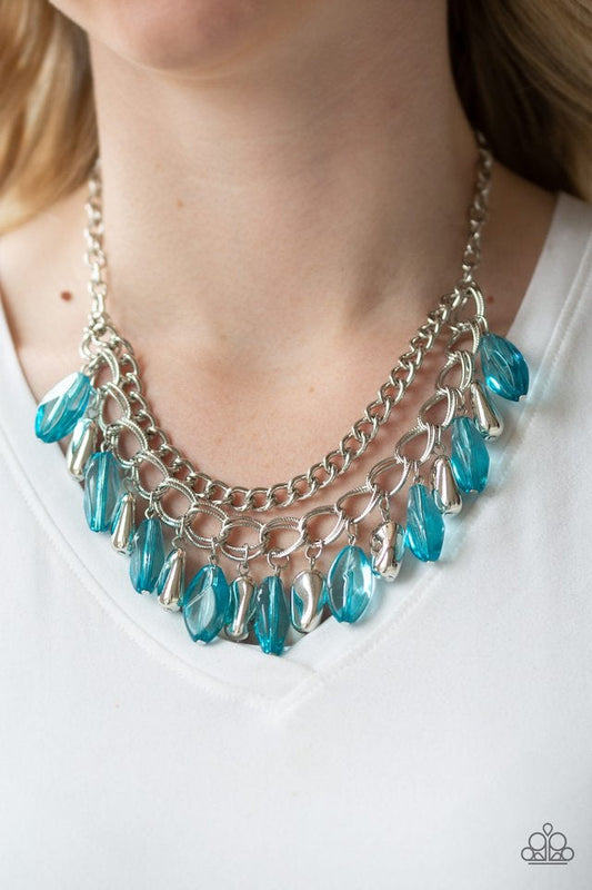 Spring Daydream - Blue Necklace Paparazzi Accessories