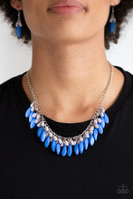 Load image into Gallery viewer, Bead Binge - Blue Necklace Paparazzi Accessories with Blue and Gray Beads
