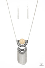 Load image into Gallery viewer, Paparazzi Desert Diviner Brown Necklace. Get Free Shipping. $5 jewelry. Long Necklace. 
