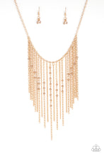 Load image into Gallery viewer, Paparazzi Necklace ~ First Class Fringe - Gold
