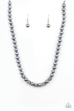 Load image into Gallery viewer, Posh Boss - Silver Pearl Necklace Paparazzi Accessories
