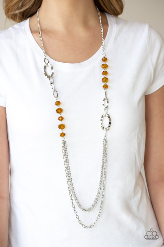 Modern Girl Glam - Brown Necklace Paparazzi Accessories