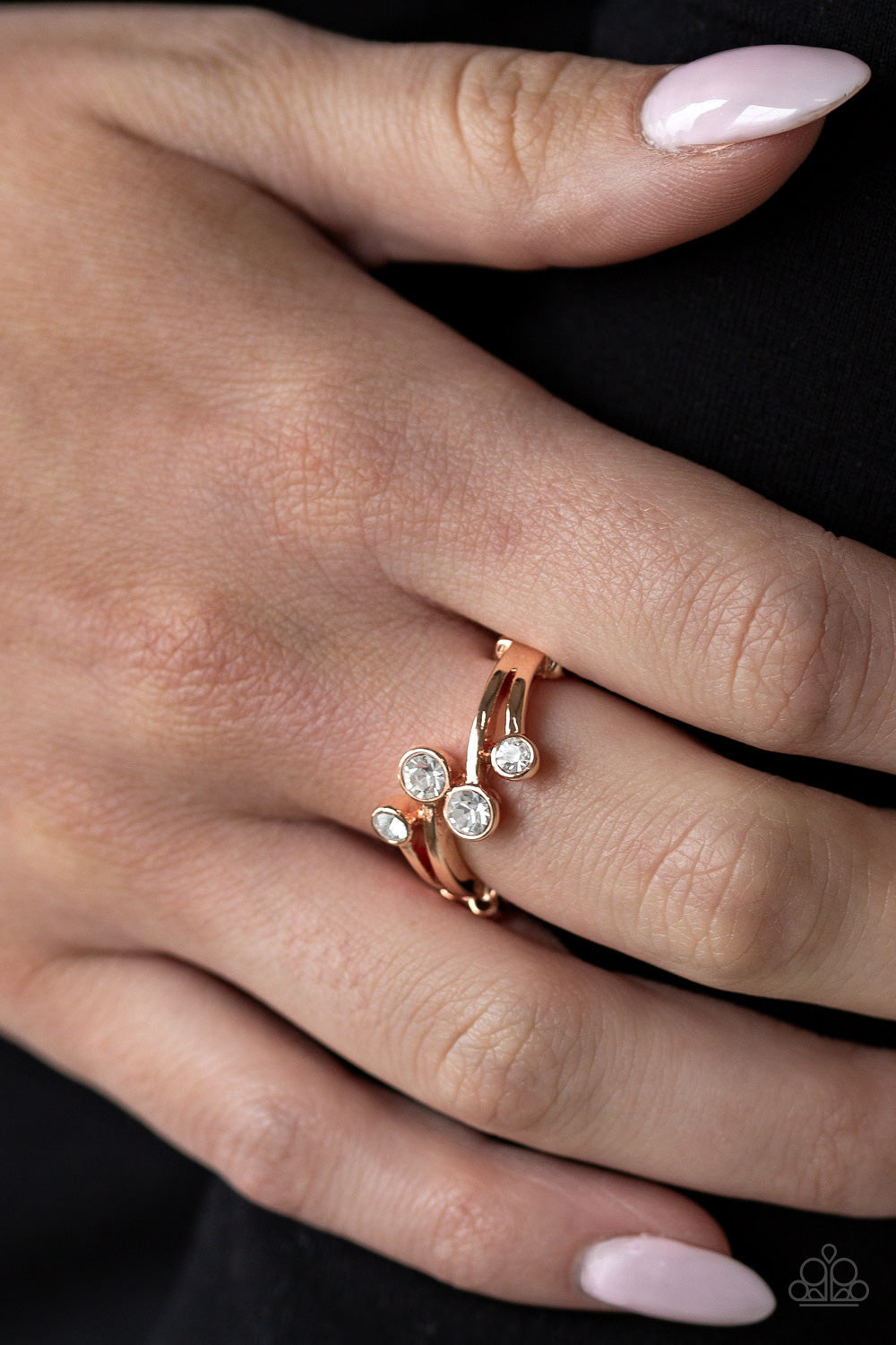 Paparazzi Ring ~ GLOWING Great Places - Copper