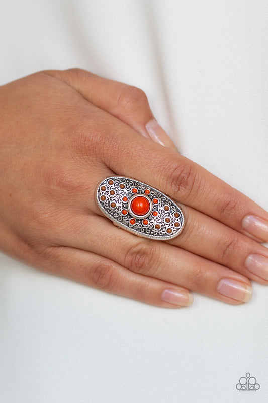 Solar Plexus - Orange Ring Paparazzi Accessories