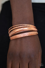 Load image into Gallery viewer, CLIQUE Here - Copper Bracelet Paparazzi Accessories
