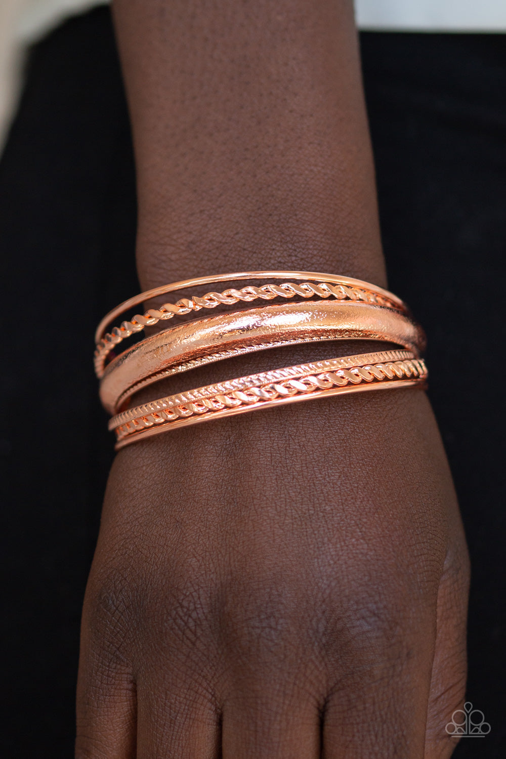 CLIQUE Here - Copper Bracelet Paparazzi Accessories