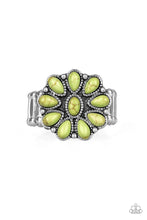 Load image into Gallery viewer, Paparazzi Ring ~ Stone Gardenia - Green Stone Ring
