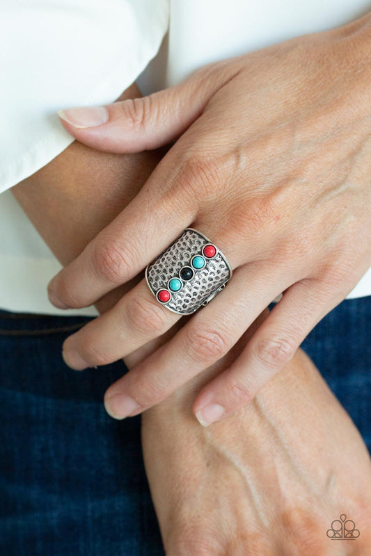 A Line In The SANDSTONE - Red Ring Paparazzi Accessories