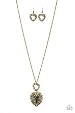 Load image into Gallery viewer, Garden Lovers Brass Necklace Paparazzi Accessories. Shop now online at AainaasTreasureBox for more!
