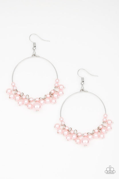 Paparazzi The PEARL-fectionist - Pink Earrings